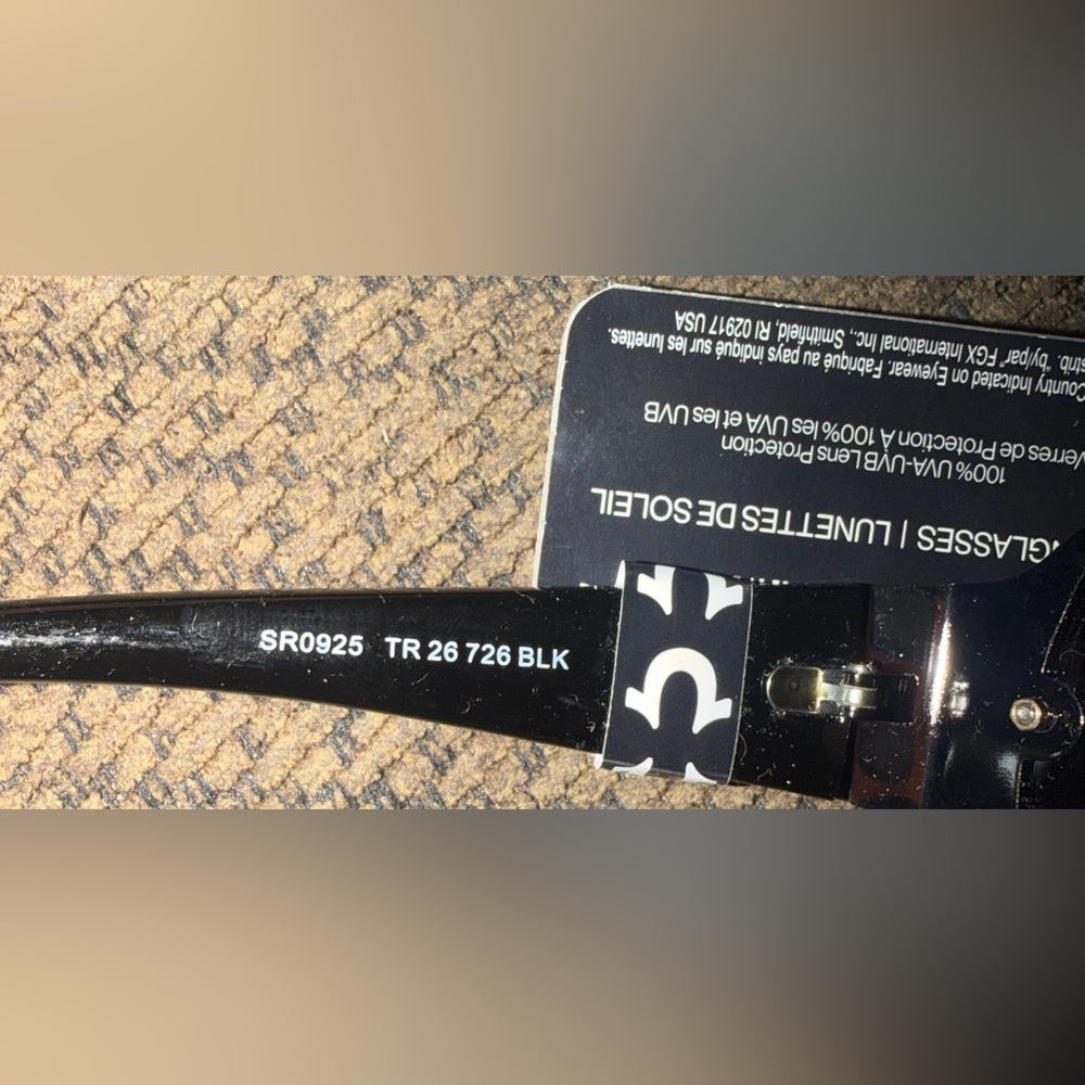 True Religion Black Tinted Shield Sunglasses - Picture 12 of 14